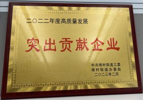 2022年度高質(zhì)量發(fā)展突出貢獻(xiàn)企業(yè)